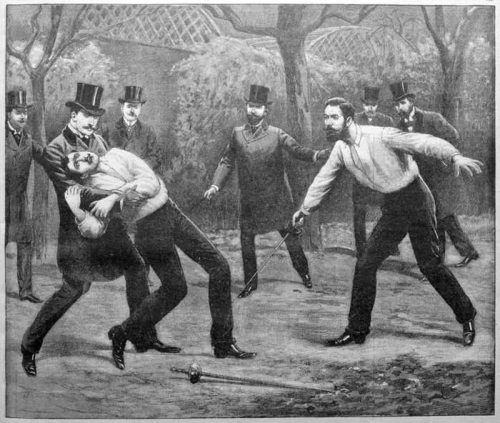 Framed Print : Mortal duel on the Grande Jatte, 1903 Framed Print : Mortal duel on the Grande Jatte, 1903