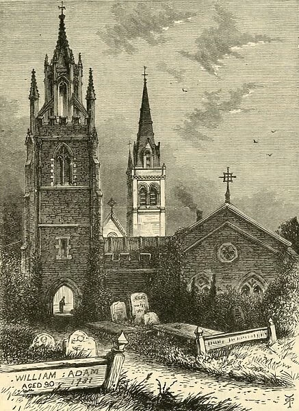 The Mortuary Chapel and New Church, Woburn, 1898. Creator: Unknown