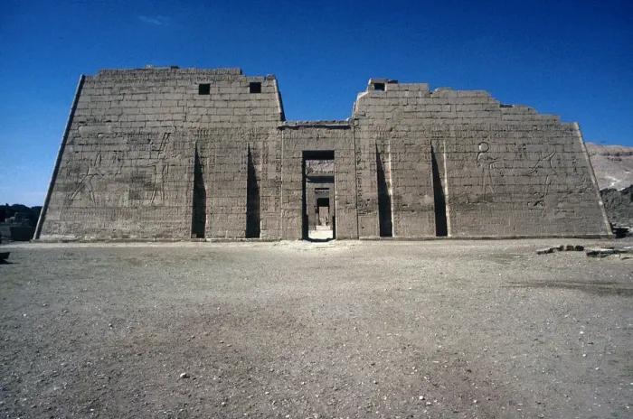 Framed Print : Mortuary Temple of Rameses III at Medinat Habu, Luxor, Egypt, 20th Dynasty, c12 century BC Framed Print : Mortuary Temple of Rameses III at Medinat Habu, Luxor, Egypt, 20th Dynasty, c12 century BC