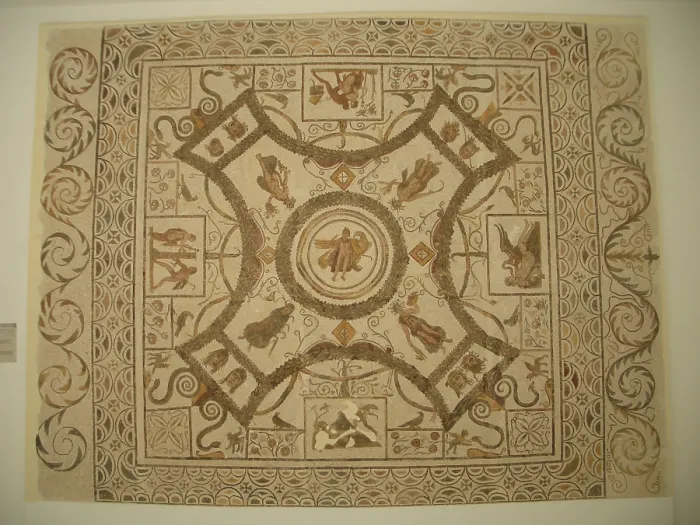 Framed Print : Mosaic, El Jem Museum, El Djem, Tunisia, 2009. Creator: Amanda Waite Framed Print : Mosaic, El Jem Museum, El Djem, Tunisia, 2009. Creator: Amanda Waite