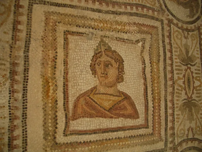 Framed Print : Mosaic, El Jem Museum, El Djem, Tunisia, 2009. Creator: Amanda Waite Framed Print : Mosaic, El Jem Museum, El Djem, Tunisia, 2009. Creator: Amanda Waite