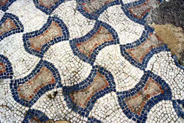 Framed Print : Mosaic from a Roman villa, Montreal, Dordogne and Atlantic Coast, France Framed Print : Mosaic from a Roman villa, Montreal, Dordogne and Atlantic Coast, France