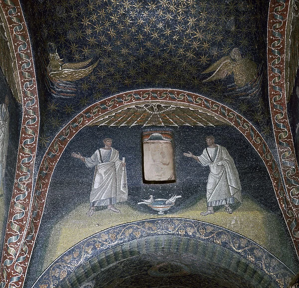 Mosaic of St Paul and St Peter in the Mausoleum of Galla Placidia, 5th century