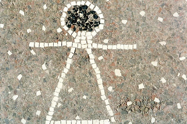Mosaic of Tanit, Cartaginian, 3rd century BC