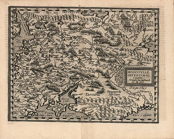 Moscoviae Imperium, 1600. Creator: Quad, Matthias (1557-1613)