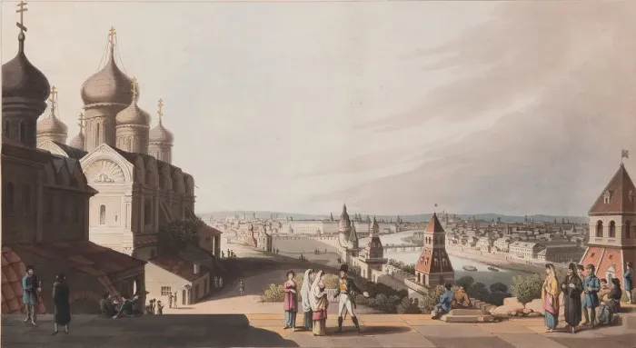 Framed Print : Moscow, 1816. Artist: Bowyer, Robert (1758-1834) Framed Print : Moscow, 1816. Artist: Bowyer, Robert (1758-1834)