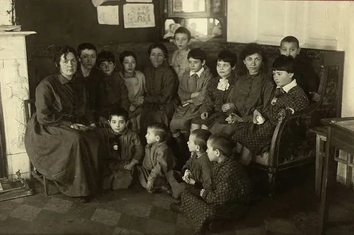 Framed Print : Moscow: Jewish orphanage named after the Third International, 1920-1929. Creator: Unknown Framed Print : Moscow: Jewish orphanage named after the Third International, 1920-1929. Creator: Unknown