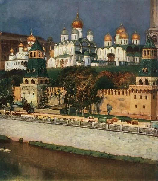 The Moscow Kremlin, 1894, (1965). Creator: Apollinary Vasnetsov