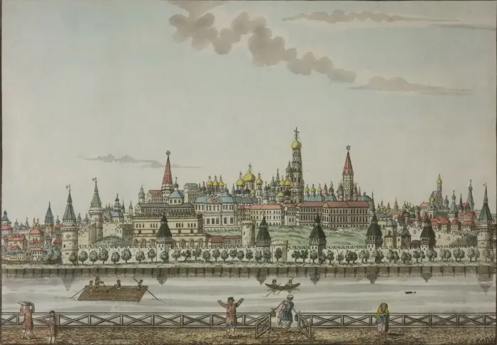 Framed Print : The Moscow Kremlin from the Moskva River, Between 1792 and 1820 Framed Print : The Moscow Kremlin from the Moskva River, Between 1792 and 1820