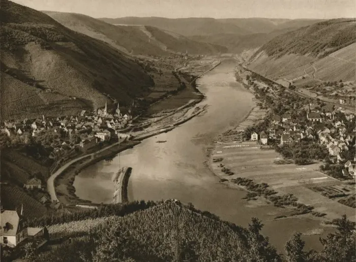 Framed Print : Mosel. Alf-Bullay, 1931. Artist: Kurt Hielscher Framed Print : Mosel. Alf-Bullay, 1931. Artist: Kurt Hielscher