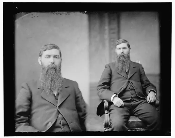 Framed Print : Moses Ayers McCoid of Iowa, 1865-1880. Creator: Unknown Framed Print : Moses Ayers McCoid of Iowa, 1865-1880. Creator: Unknown