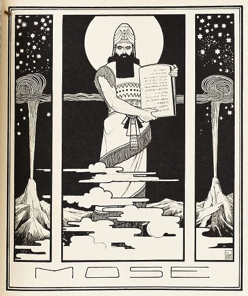 Moses. From The Books of the Bible, 1908