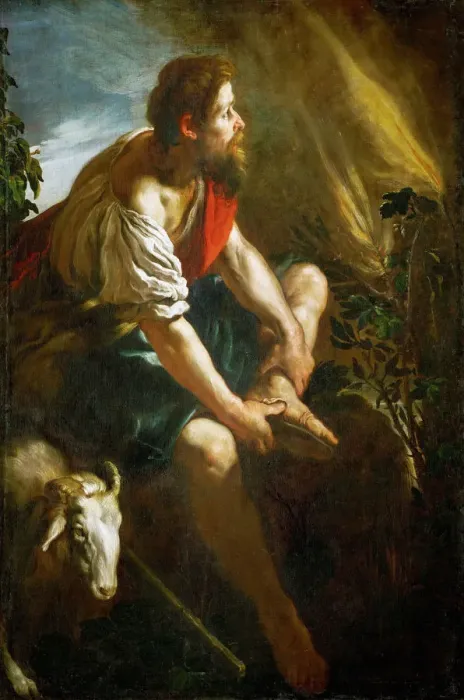 Framed Print : Moses before the Burning Bush Framed Print : Moses before the Burning Bush