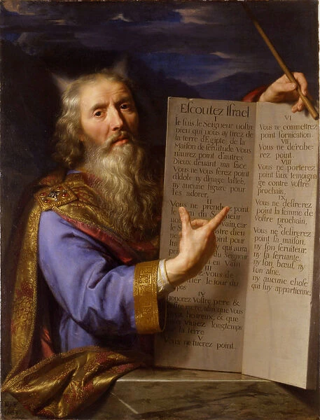 Moses with the Ten Commandments, c. 1650-1660