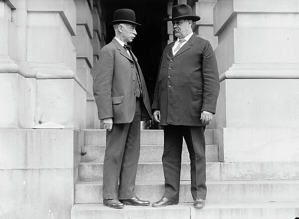 Moses Edwin Clapp, Senator From Minnesota, Right, with James C. Haynes, Mayor of Minneapolis, 1911. Creator: Harris & Ewing. Moses Edwin Clapp, Senator From Minnesota, Right, with James C. Haynes, Mayor of Minneapolis, 1911