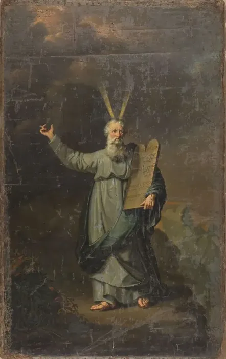 Framed Print : Moses with the Tables of the Law, 1803. Creator: Pieter Gaal Framed Print : Moses with the Tables of the Law, 1803. Creator: Pieter Gaal