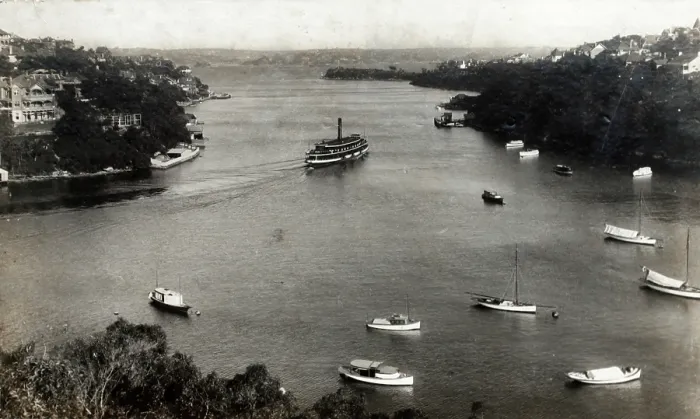 Framed Print : Mosman Bay, c1900, looking south. Creator: Unknown Framed Print : Mosman Bay, c1900, looking south. Creator: Unknown