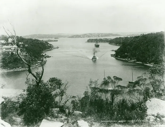 Framed Print : Mosman Bay, looking south. Creator: Unknown Framed Print : Mosman Bay, looking south. Creator: Unknown