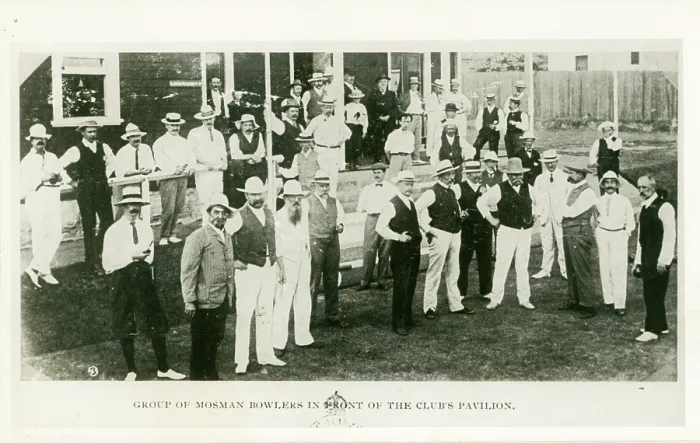 Framed Print : Mosman bowlers, c1905. Creator: Unknown Framed Print : Mosman bowlers, c1905. Creator: Unknown