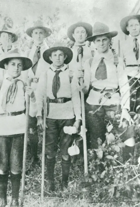 Framed Print : Mosman Boy Scouts, 1908. Creator: Unknown Framed Print : Mosman Boy Scouts, 1908. Creator: Unknown