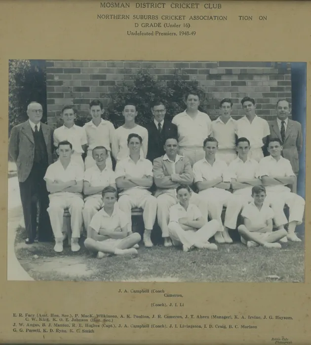 Framed Print : Mosman District Cricket Club. Creator: Unknown Framed Print : Mosman District Cricket Club. Creator: Unknown