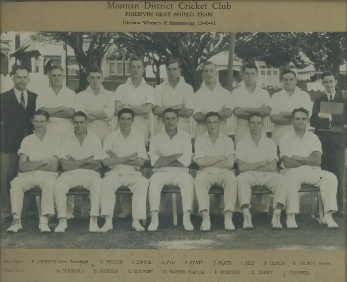 Framed Print : Mosman District Cricket Club. Creator: Unknown Framed Print : Mosman District Cricket Club. Creator: Unknown