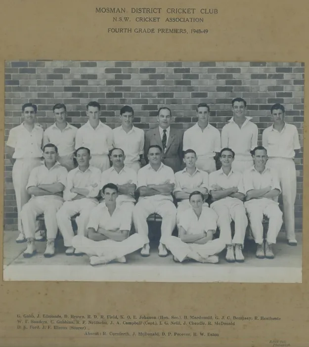 Framed Print : Mosman Dustrict Cricket Club. Creator: Unknown Framed Print : Mosman Dustrict Cricket Club. Creator: Unknown