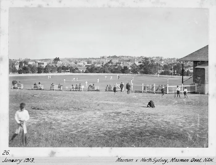 Framed Print : Mosman Oval, January 1913. Creator: Unknown Framed Print : Mosman Oval, January 1913. Creator: Unknown