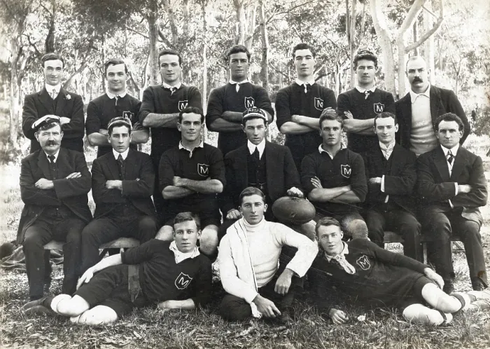 Framed Print : Mosman Rugby League Football Club, 1910. Creator: Unknown Framed Print : Mosman Rugby League Football Club, 1910. Creator: Unknown