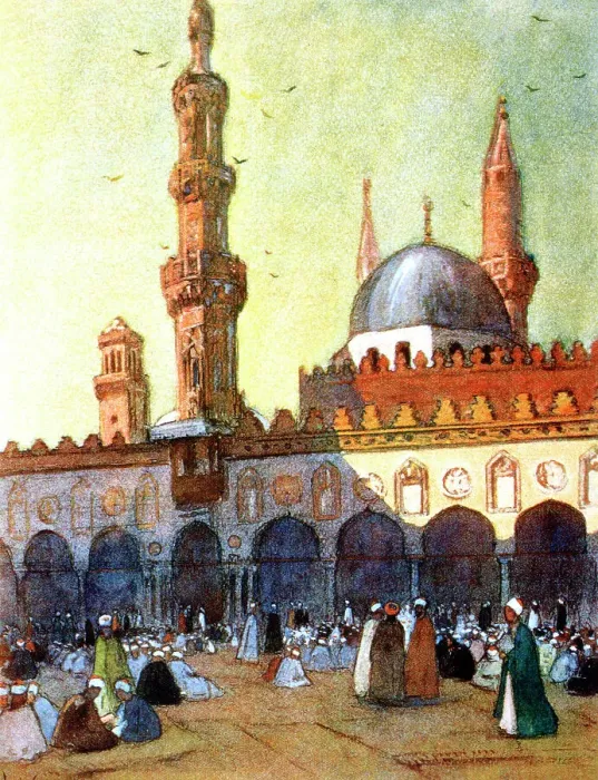 Framed Print : The Mosque of Al-Azhar, Cairo, Egypt, 1928. Artist: Louis Cabanes Framed Print : The Mosque of Al-Azhar, Cairo, Egypt, 1928. Artist: Louis Cabanes