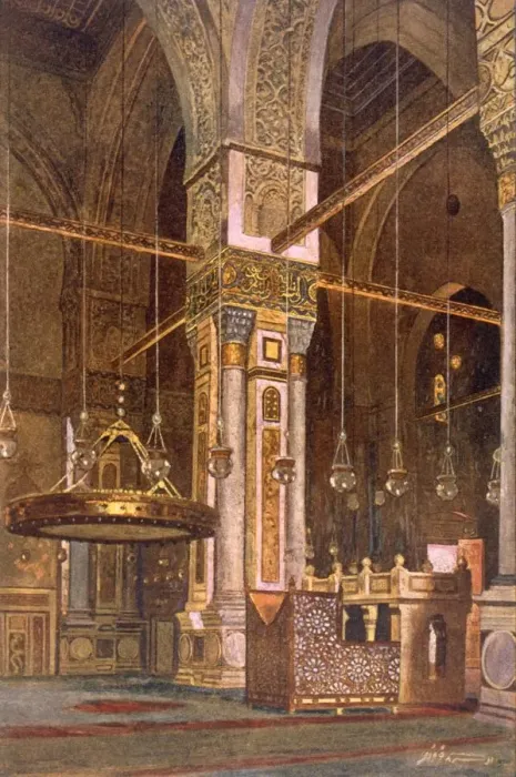 Framed Print : Mosque of Al-Rifa l, pub. 1949. Creator: Alhusain Fawzy (19th century) Framed Print : Mosque of Al-Rifa l, pub. 1949. Creator: Alhusain Fawzy (19th century)