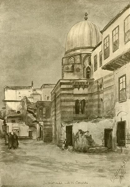 Mosque, Cairo, Egypt, 1898. Creator: Christian Wilhelm Allers