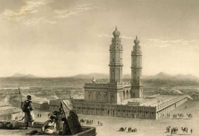 Framed Print : Mosque in the Coimbatore, 1835. Creator: William Daniell