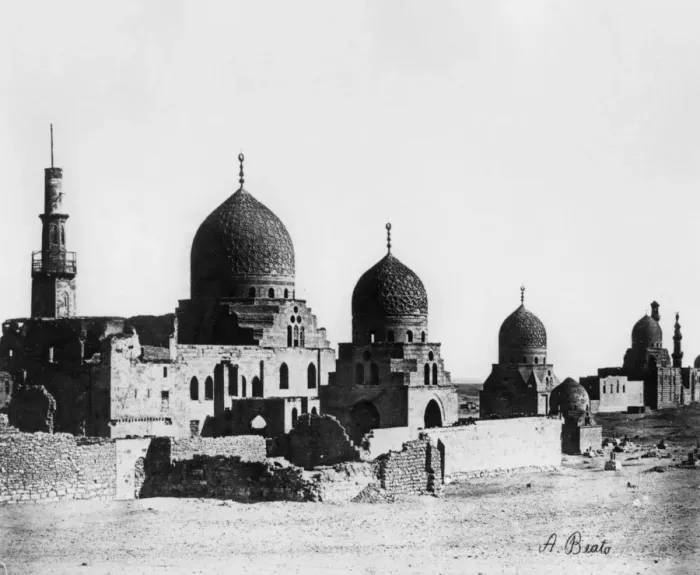 Framed Print : Mosque, Egypt, 1862. Artist: Antonio Beato Framed Print : Mosque, Egypt, 1862. Artist: Antonio Beato