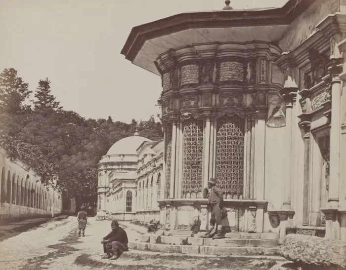 Framed Print : Mosque of Eyoub, 1857. Creator: James Robertson Framed Print : Mosque of Eyoub, 1857. Creator: James Robertson