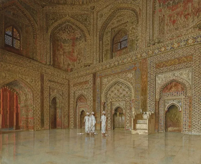 Framed Print : The Mosque in Fatehpur Sikri. Artist: Vereshchagin, Vasili Vasilyevich (1842-1904) Framed Print : The Mosque in Fatehpur Sikri. Artist: Vereshchagin, Vasili Vasilyevich (1842-1904)