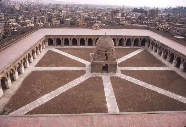 Mosque of Ibn Tulun, Built AD 876-879, Cairo, c20th century. Artist: CM Dixon