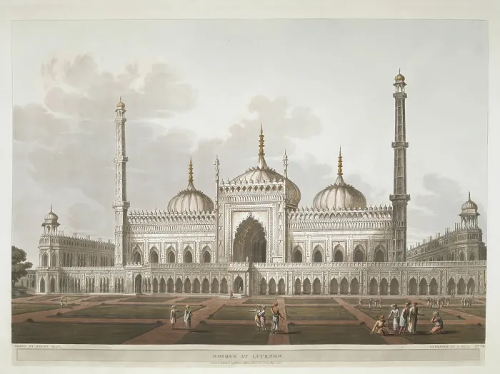 Framed Print : Mosque at Lucknow, 1809. Creator: Henry Salt Framed Print : Mosque at Lucknow, 1809. Creator: Henry Salt