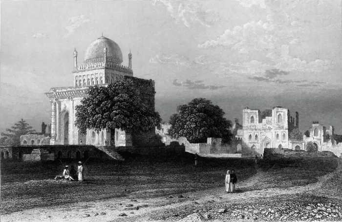 Framed Print : Mosque of Mustapha Khan, - Bejapore, 1834. Creator: William Purser Framed Print : Mosque of Mustapha Khan, - Bejapore, 1834. Creator: William Purser