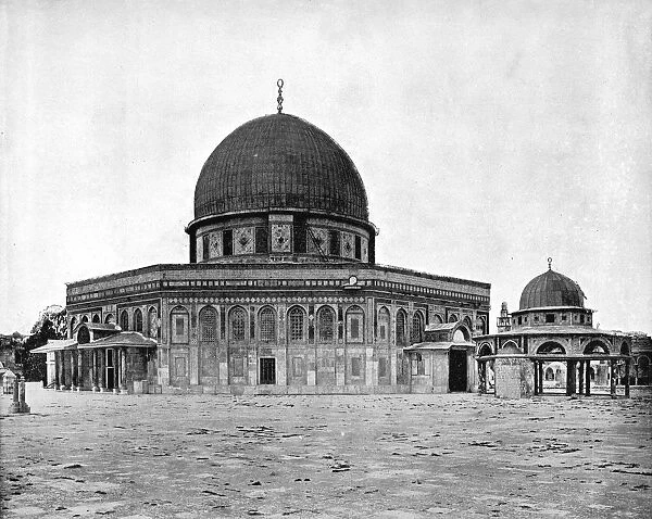 Mosque of Omar, Jerusalem, 1893. Artist: John L Stoddard
