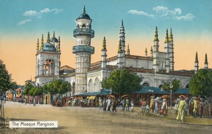Framed Print : The Mosque Rangoon, c1888 Framed Print : The Mosque Rangoon, c1888