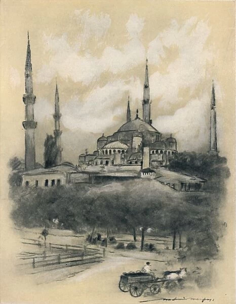 Mosque of St. Sophia, Constantinople, 1903. Artist: Mortimer L Menpes