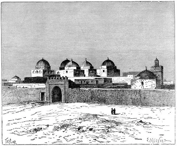 The Mosque of the Swords, Kairwan, c1890. Artist: Meunier