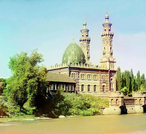 Mosque in Vladikavkaz, between 1905 and 1915. Creator: Sergey Mikhaylovich Prokudin-Gorsky