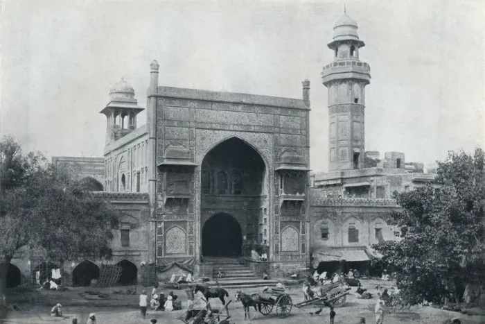 Framed Print : Mosque of Wazir Khan, Lahore, c1942 Framed Print : Mosque of Wazir Khan, Lahore, c1942