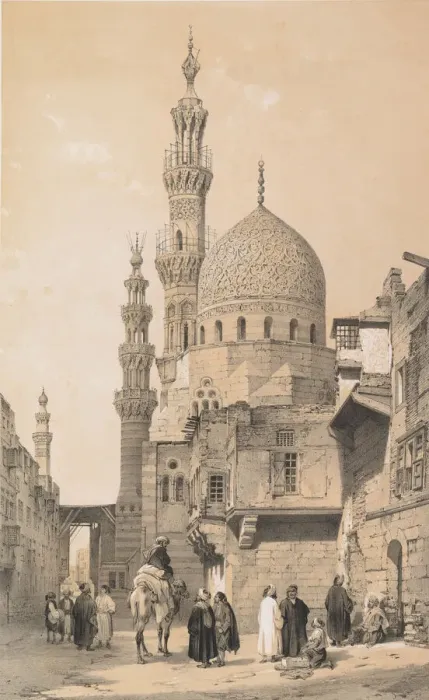 Framed Print : Mosquee, au Kaire, 1843. Creator: Joseph Philibert Girault De Prangey Framed Print : Mosquee, au Kaire, 1843. Creator: Joseph Philibert Girault De Prangey
