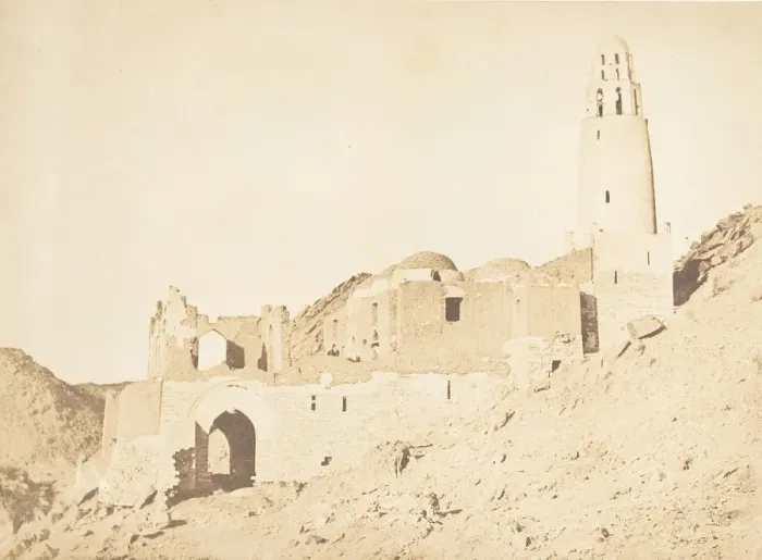Framed Print : Mosquee de Belal, au Sud de Philae (Rive droite), April 11, 1850 Framed Print : Mosquee de Belal, au Sud de Philae (Rive droite), April 11, 1850