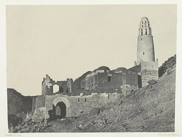 Mosquee de Bellal au Village de Bab;Nubie, 1849  /  51, printed 1852