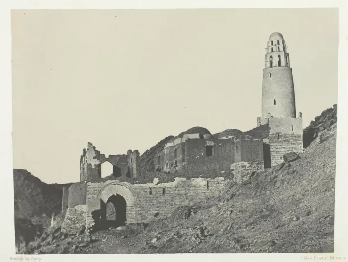 Framed Print : Mosquee de Bellal au Village de Bab;Nubie, 1849 / 51, printed 1852 Framed Print : Mosquee de Bellal au Village de Bab;Nubie, 1849 / 51, printed 1852