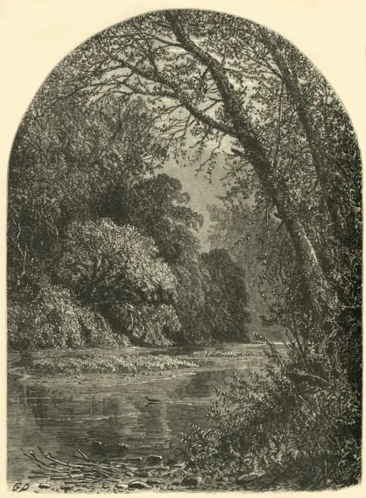 Framed Print : Moss Islands, in the Juniata, 1874. Creator: W. H. Morse Framed Print : Moss Islands, in the Juniata, 1874. Creator: W. H. Morse